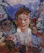 Old Woman with Masks James Ensor
